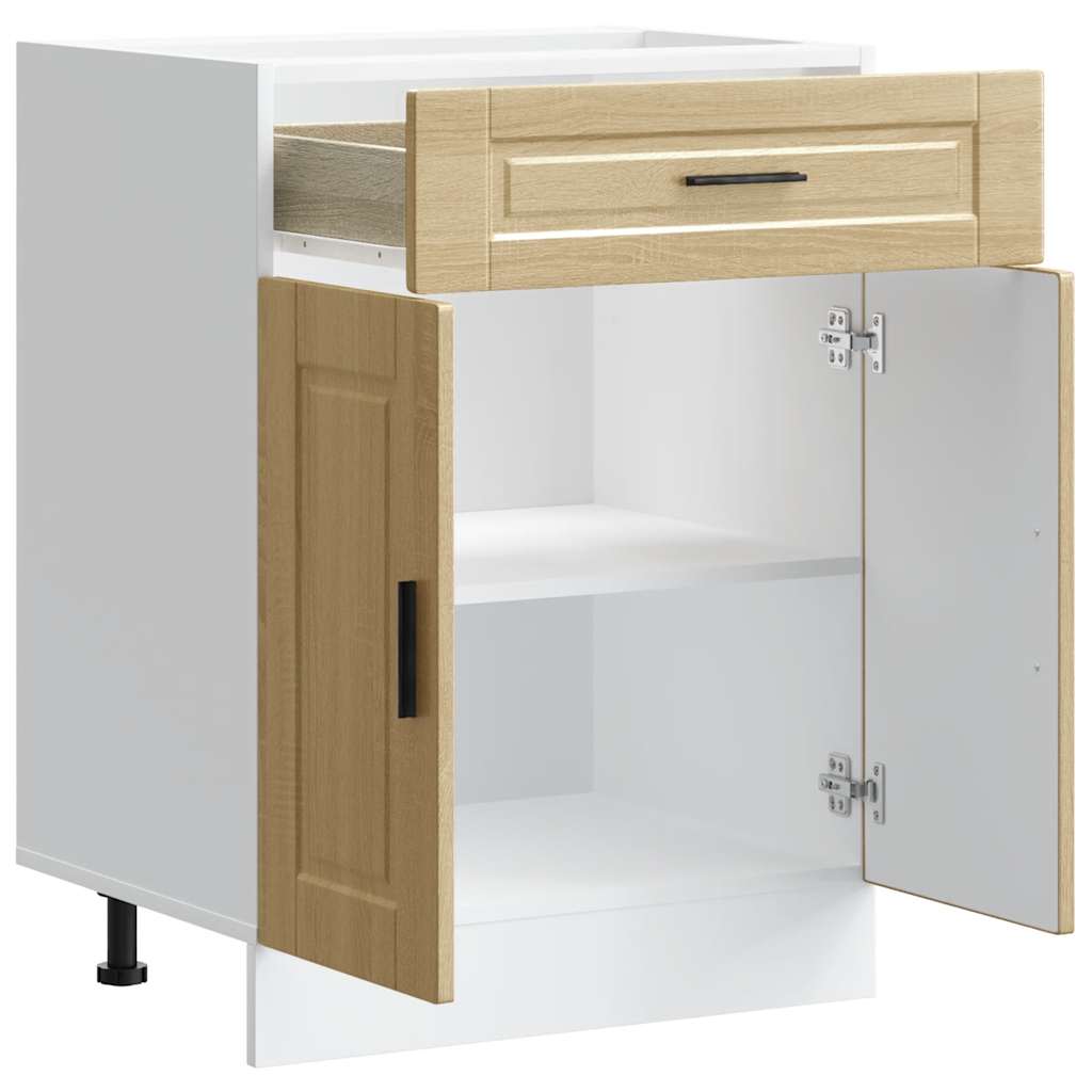 vidaXL Kitchen Base Cabinet "Porto" Sonoma Oak Engineered Wood