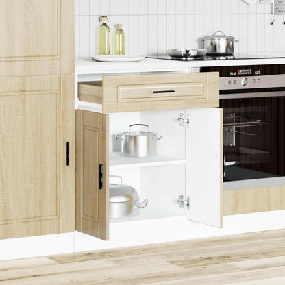 vidaXL Kitchen Base Cabinet "Porto" Sonoma Oak Engineered Wood