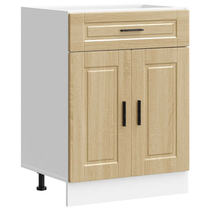 vidaXL Kitchen Base Cabinet "Porto" Sonoma Oak Engineered Wood