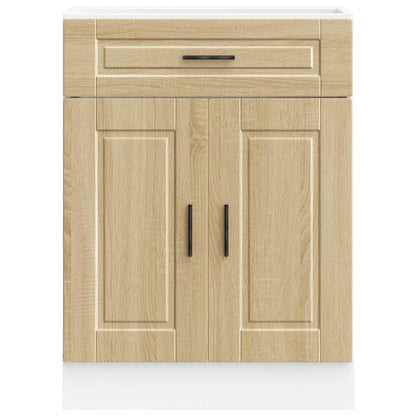 vidaXL Kitchen Base Cabinet "Porto" Sonoma Oak Engineered Wood