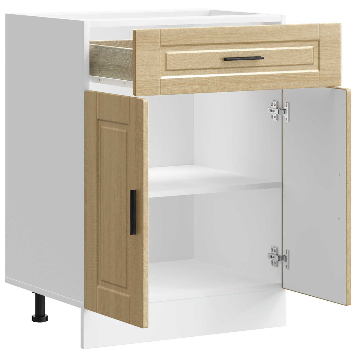 vidaXL Kitchen Base Cabinet "Porto" Sonoma Oak Engineered Wood