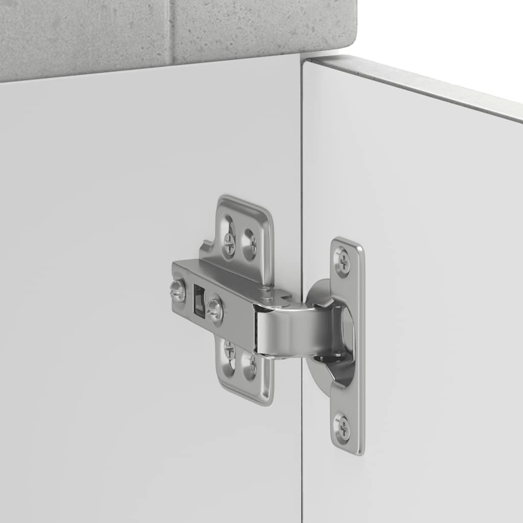 vidaXL Kitchen Base Cabinet "Porto" Concrete Grey Engineered Wood