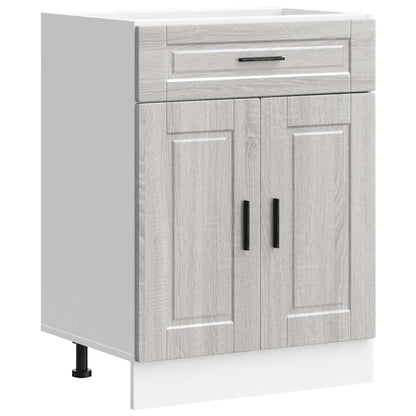 vidaXL Kitchen Base Cabinet "Porto" Grey Sonoma Engineered Wood