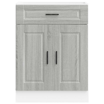 vidaXL Kitchen Base Cabinet "Porto" Grey Sonoma Engineered Wood