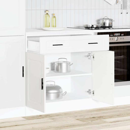 vidaXL Kitchen Base Cabinet "Porto" White Engineered Wood