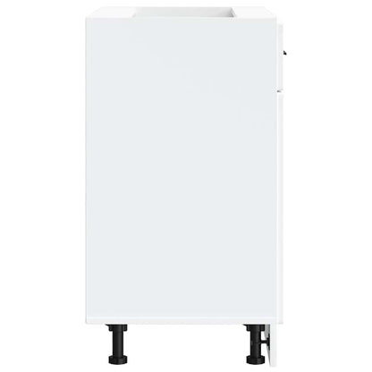 vidaXL Kitchen Base Cabinet Porto White Engineered Wood