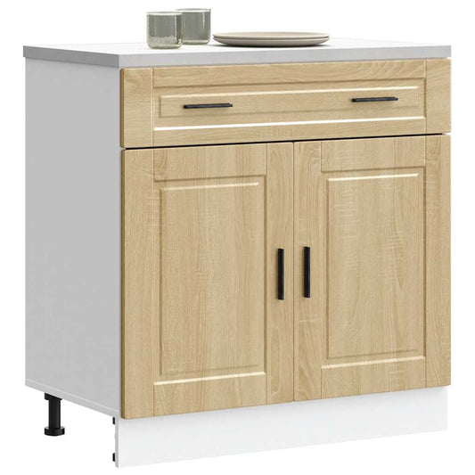 vidaXL Kitchen Base Cabinet "Porto" Sonoma Oak Engineered Wood