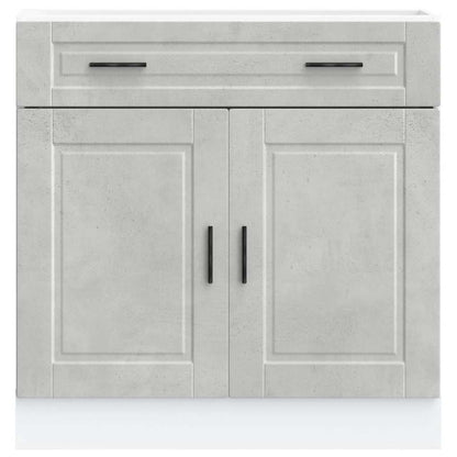 vidaXL Kitchen Base Cabinet Porto Concrete Grey Engineered Wood