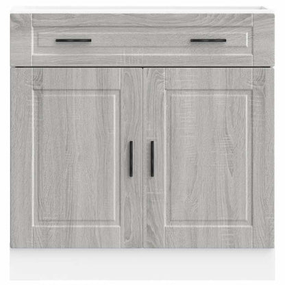 vidaXL Kitchen Base Cabinet "Porto" Grey Sonoma Engineered Wood