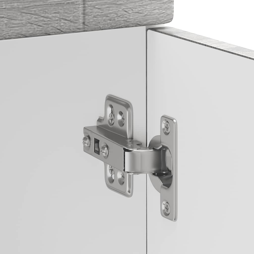 vidaXL Kitchen Base Cabinet "Porto" Grey Sonoma Engineered Wood