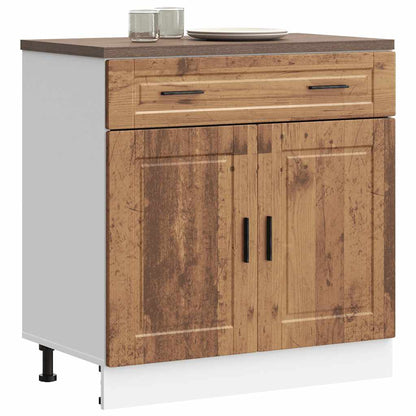 vidaXL Kitchen Base Cabinet "Porto" Old Wood Engineered Wood