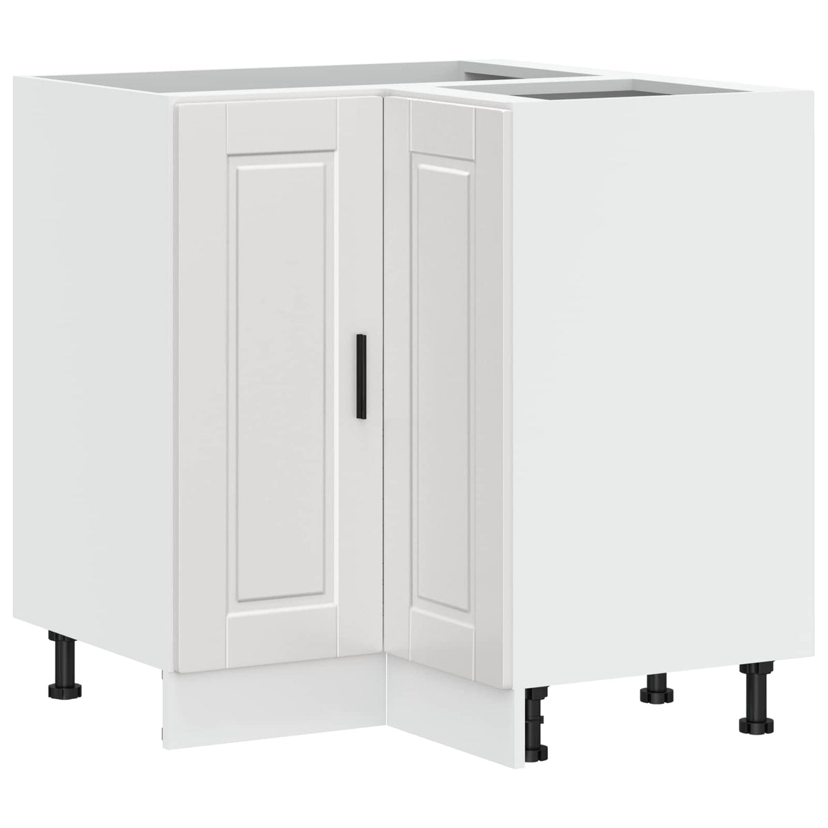 vidaXL Kitchen Corner Base Cabinet "Porto" High Gloss White