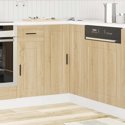 vidaXL Kitchen Corner Base Cabinet Porto Sonoma Oak Engineered Wood