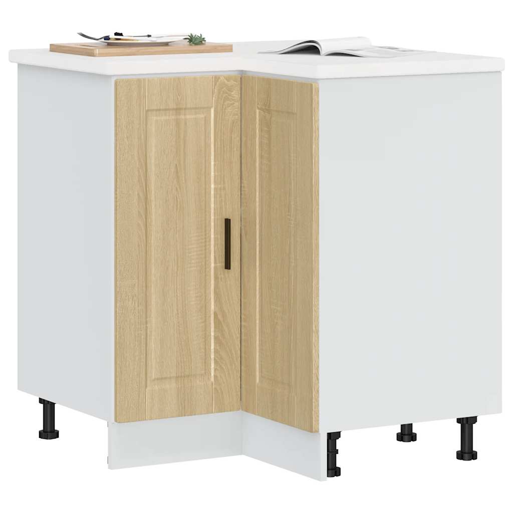 vidaXL Kitchen Corner Base Cabinet Porto Sonoma Oak Engineered Wood