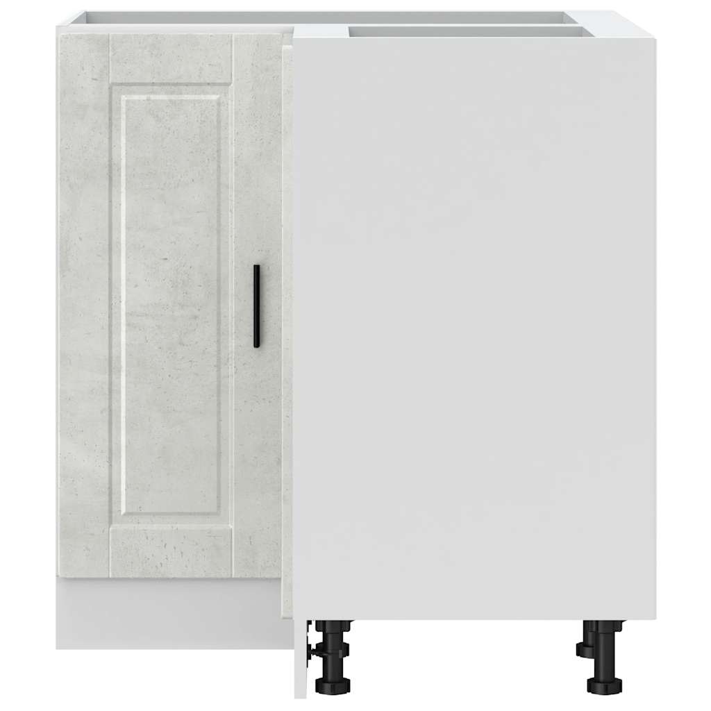 vidaXL Kitchen Corner Base Cabinet Porto Concrete Grey Engineered Wood