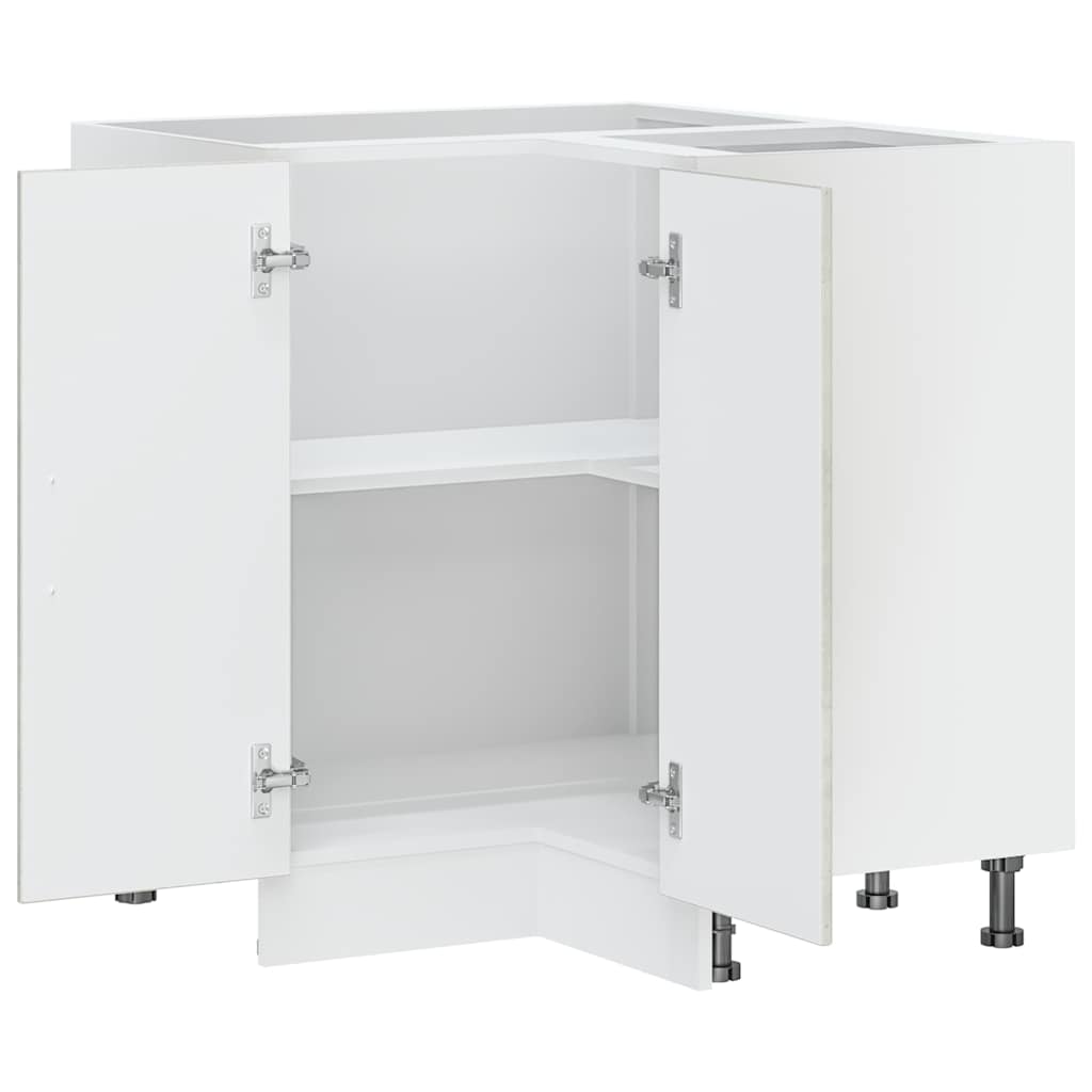 vidaXL Kitchen Corner Base Cabinet Porto Concrete Grey Engineered Wood