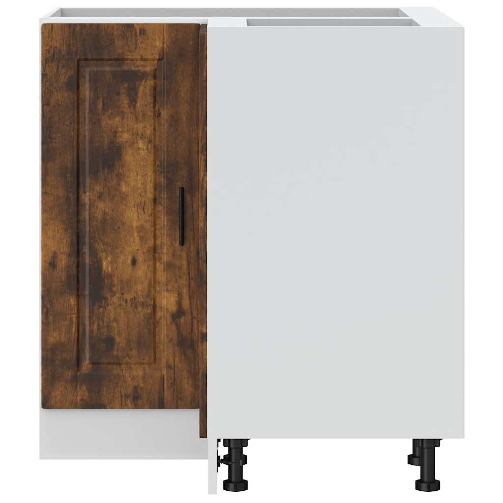 vidaXL Kitchen Corner Base Cabinet Porto Smoked Oak Engineered Wood