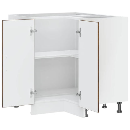 vidaXL Kitchen Corner Base Cabinet Porto Smoked Oak Engineered Wood