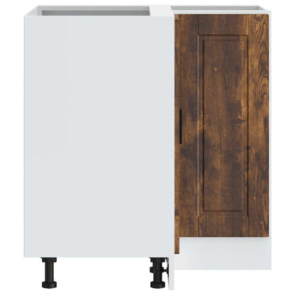 vidaXL Kitchen Corner Base Cabinet Porto Smoked Oak Engineered Wood