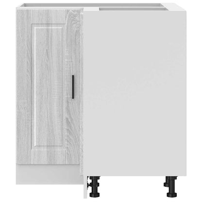 vidaXL Kitchen Corner Base Cabinet "Porto" Grey Sonoma Engineered Wood