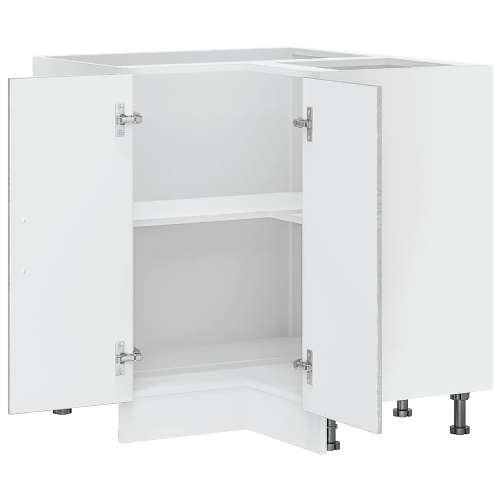 vidaXL Kitchen Corner Base Cabinet "Porto" Grey Sonoma Engineered Wood