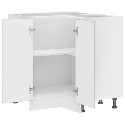 vidaXL Kitchen Corner Base Cabinet "Porto" Grey Sonoma Engineered Wood