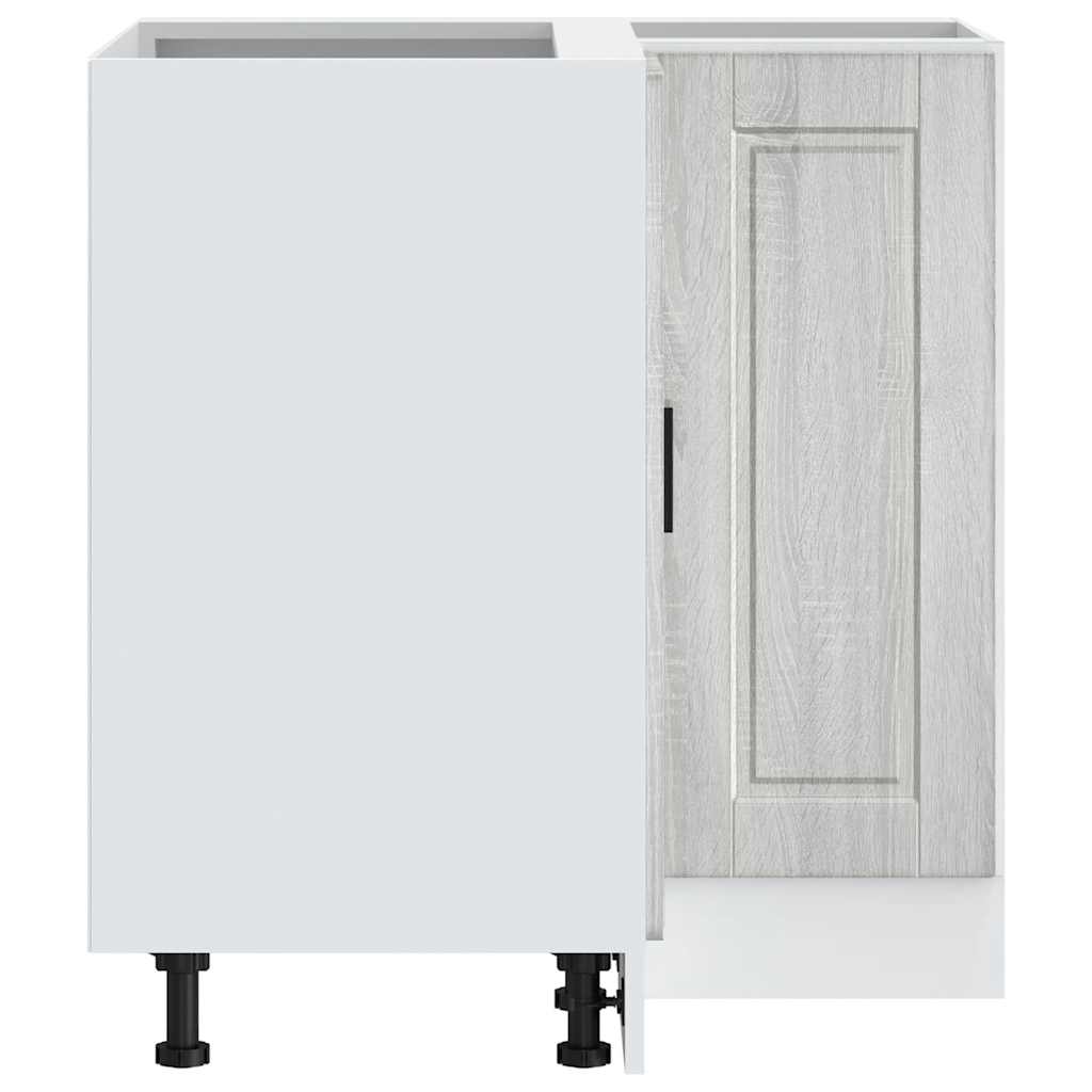 vidaXL Kitchen Corner Base Cabinet "Porto" Grey Sonoma Engineered Wood