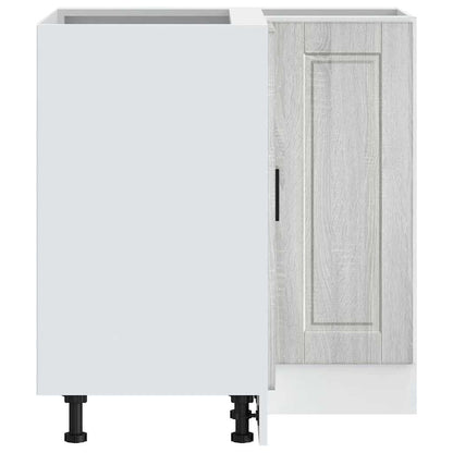 vidaXL Kitchen Corner Base Cabinet "Porto" Grey Sonoma Engineered Wood