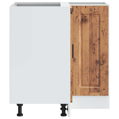 vidaXL Kitchen Corner Base Cabinet Porto Old Wood Engineered Wood