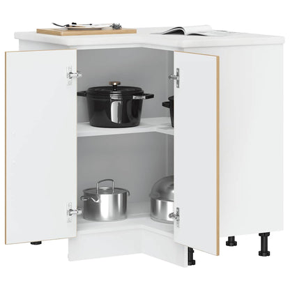vidaXL Kitchen Corner Base Cabinet "Porto" Artisan Oak Engineered Wood