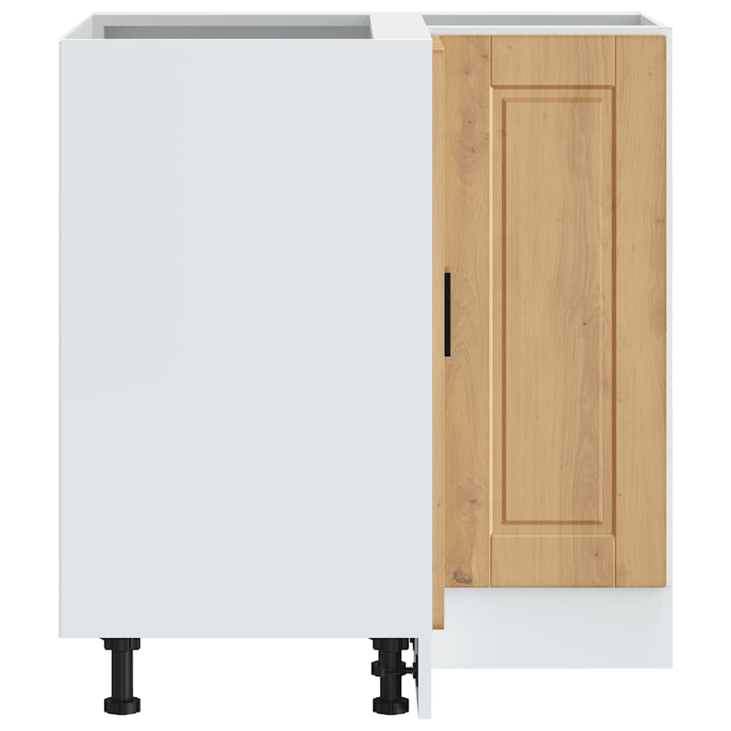 vidaXL Kitchen Corner Base Cabinet "Porto" Artisan Oak Engineered Wood