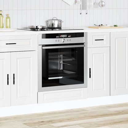 vidaXL Oven Cabinet "Porto" White Engineered Wood