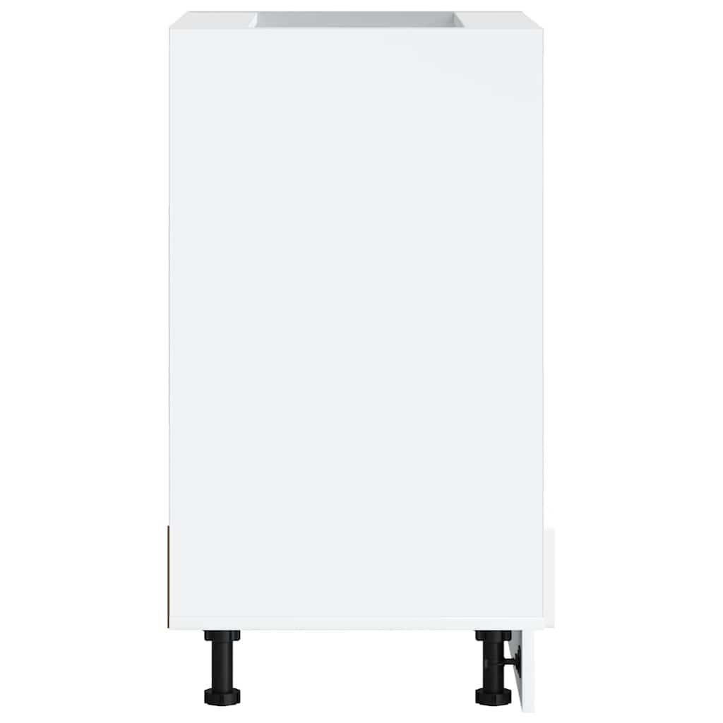 vidaXL Oven Cabinet "Porto" White Engineered Wood