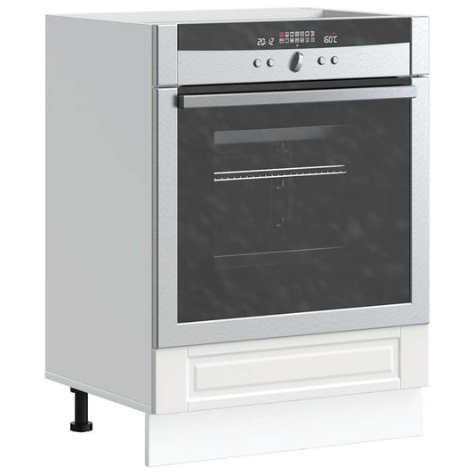 vidaXL Oven Cabinet "Porto" White Engineered Wood