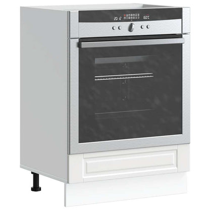 vidaXL Oven Cabinet "Porto" White Engineered Wood