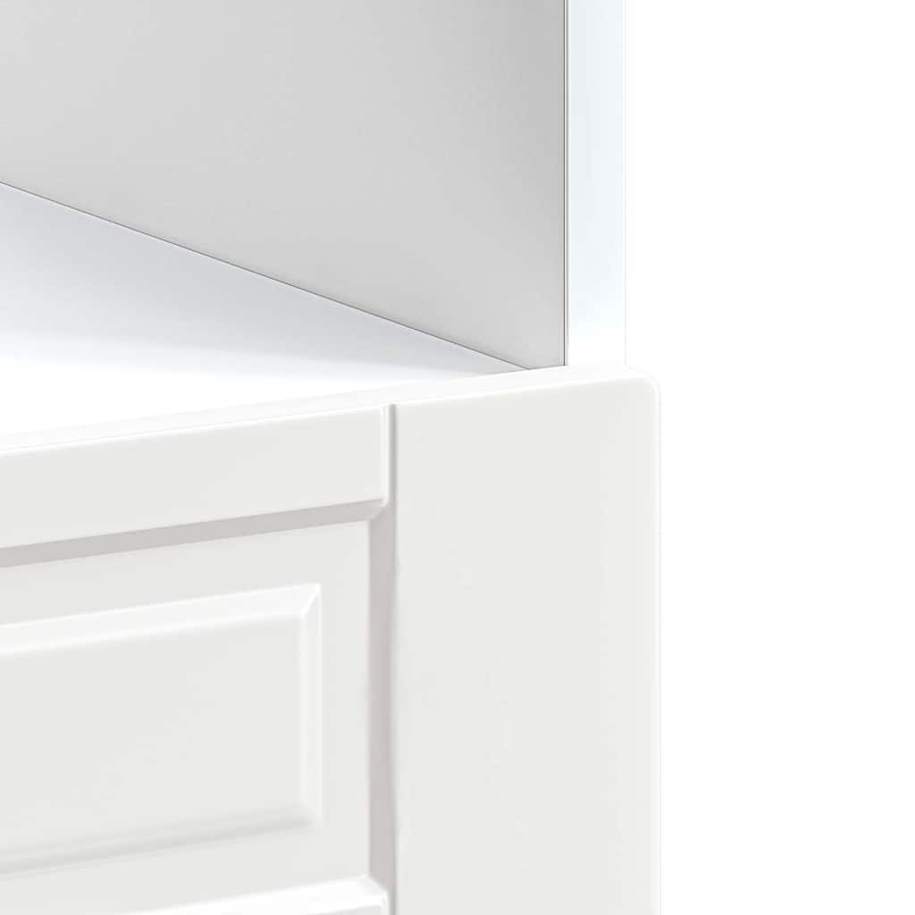 vidaXL Oven Cabinet Porto High Gloss White Engineered Wood