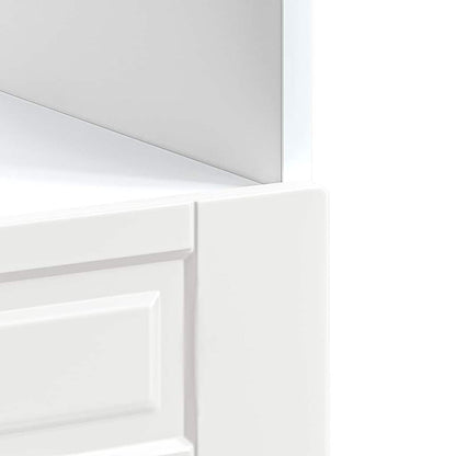 vidaXL Oven Cabinet Porto High Gloss White Engineered Wood