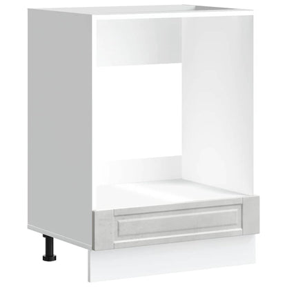 vidaXL Oven Cabinet "Porto" Concrete Grey Engineered Wood