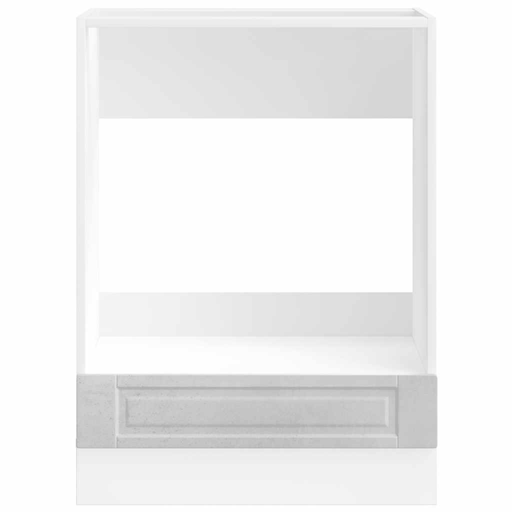 vidaXL Oven Cabinet "Porto" Concrete Grey Engineered Wood