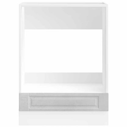 vidaXL Oven Cabinet "Porto" Concrete Grey Engineered Wood