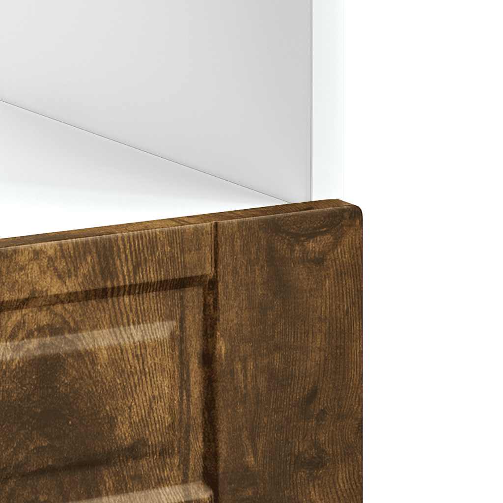 vidaXL Oven Cabinet Porto Smoked Oak Engineered Wood