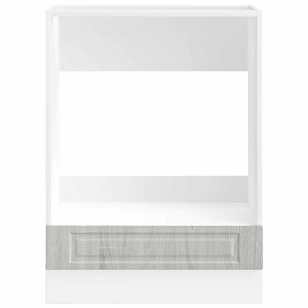 vidaXL Oven Cabinet "Porto" Grey Sonoma Engineered Wood