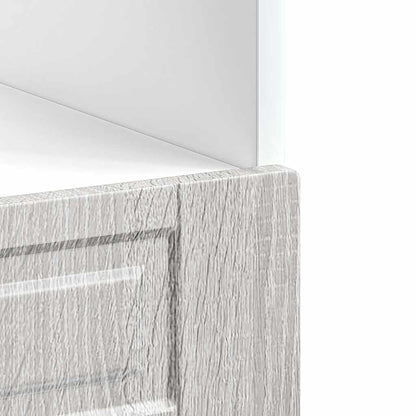 vidaXL Oven Cabinet "Porto" Grey Sonoma Engineered Wood