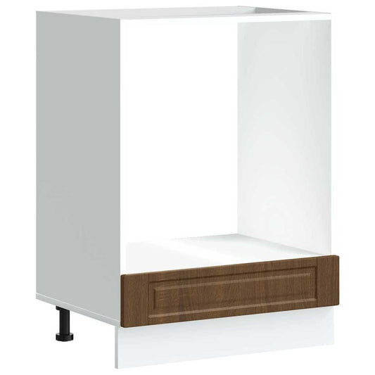 vidaXL Oven Cabinet "Porto" Brown Oak Engineered Wood