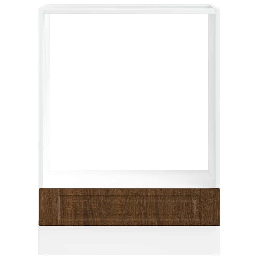 vidaXL Oven Cabinet "Porto" Brown Oak Engineered Wood