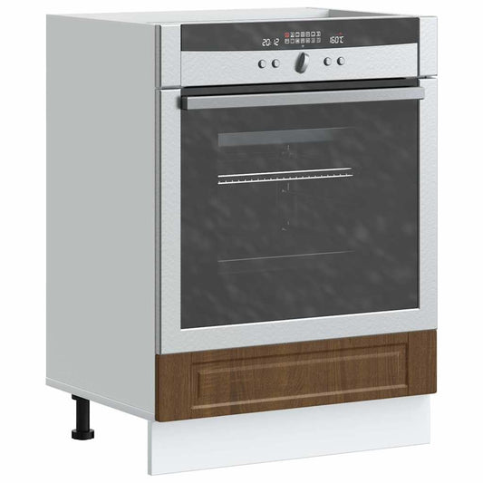 vidaXL Oven Cabinet "Porto" Brown Oak Engineered Wood