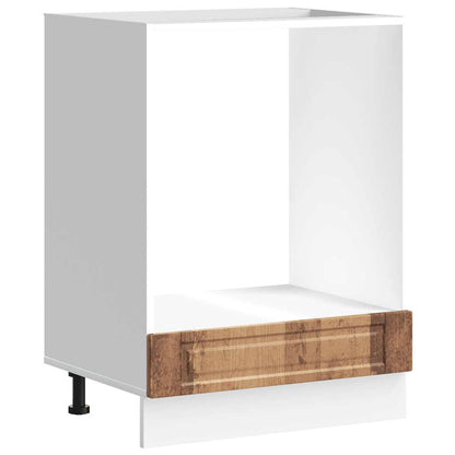 vidaXL Oven Cabinet "Porto" Old Wood Engineered Wood
