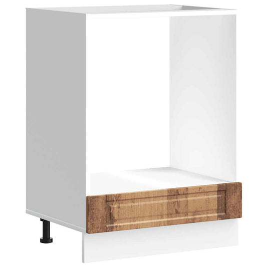 vidaXL Oven Cabinet "Porto" Old Wood Engineered Wood