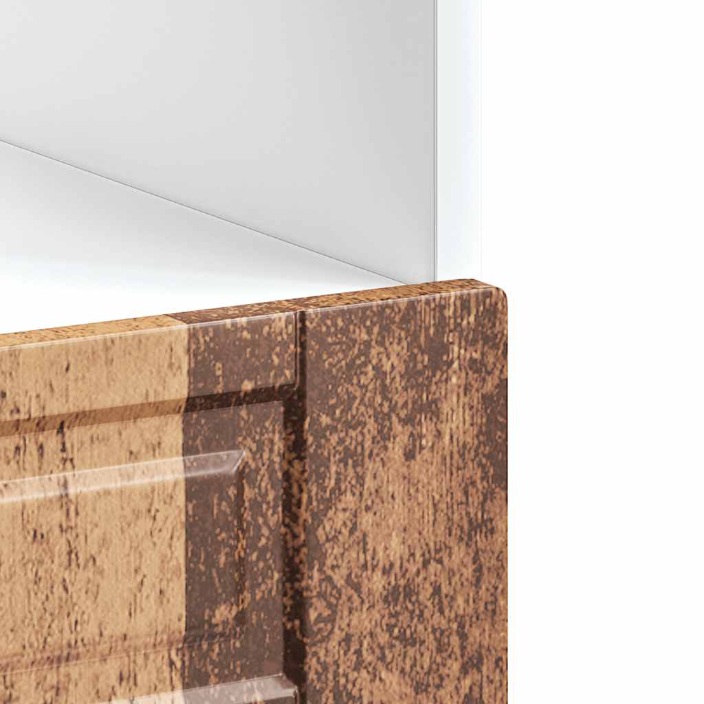 vidaXL Oven Cabinet "Porto" Old Wood Engineered Wood