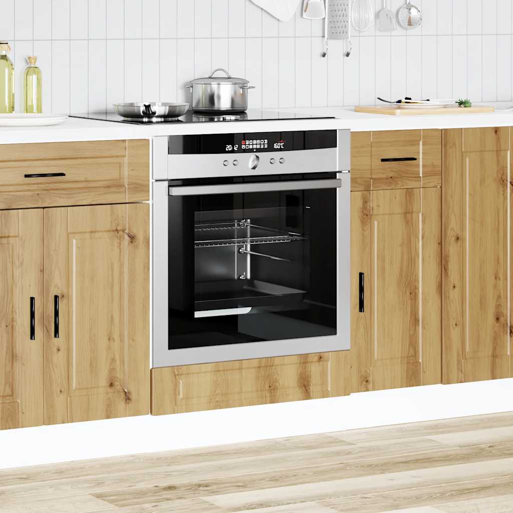 vidaXL Oven Cabinet Porto Artisan Oak Engineered Wood